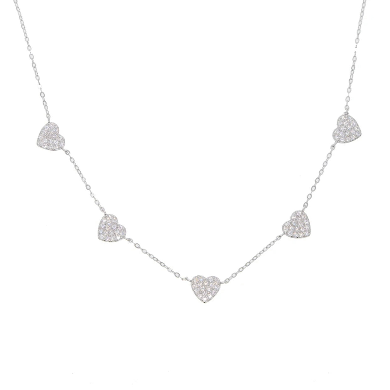 AMARIE STERLING SILVER HEART NECKLACE