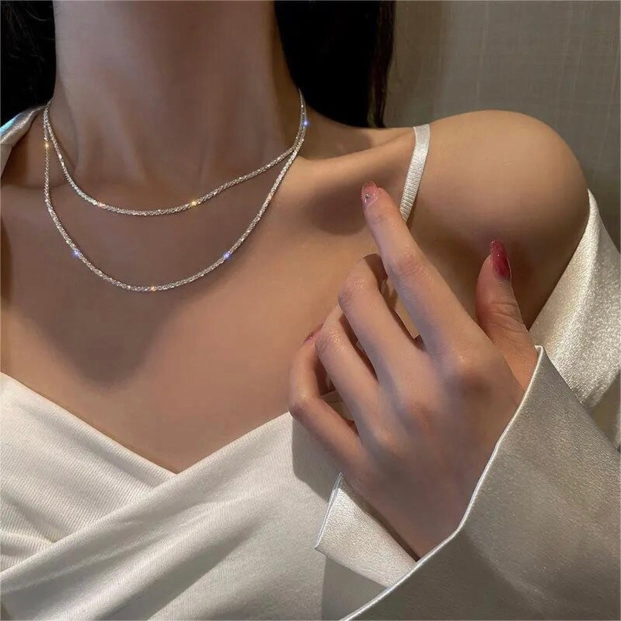FABIOLA DIAMOND CUT ROPE CHAIN NECKLACE