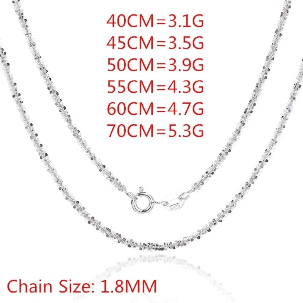 FABIOLA DIAMOND CUT ROPE CHAIN NECKLACE
