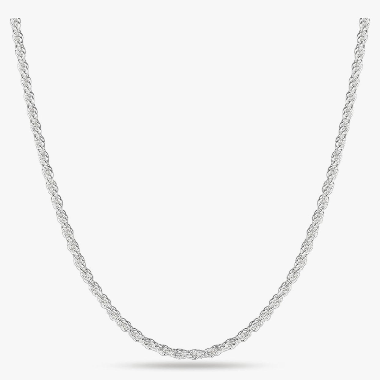 FABIOLA DIAMOND CUT ROPE CHAIN NECKLACE