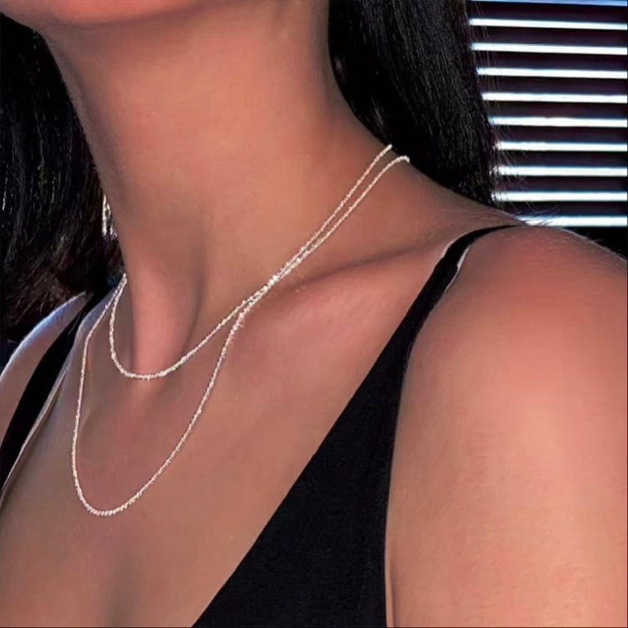 FABIOLA DIAMOND CUT ROPE CHAIN NECKLACE