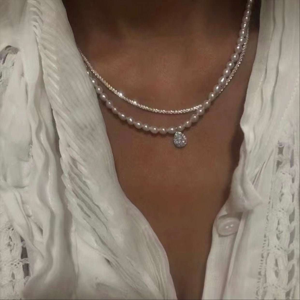 FABIOLA DIAMOND CUT ROPE CHAIN NECKLACE