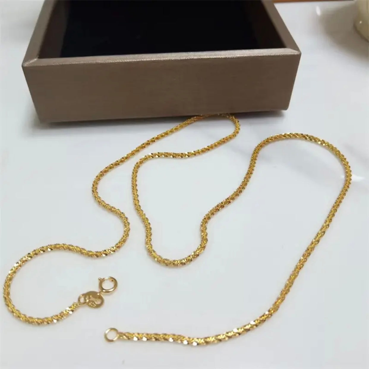 FABIOLA DIAMOND CUT ROPE CHAIN NECKLACE