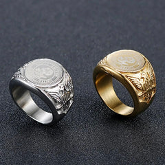 JAKE STAINLESS STEEL MARINE RING