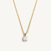 SAMANTHA STERLING SILVER OPAL PENDENT NECKLACE