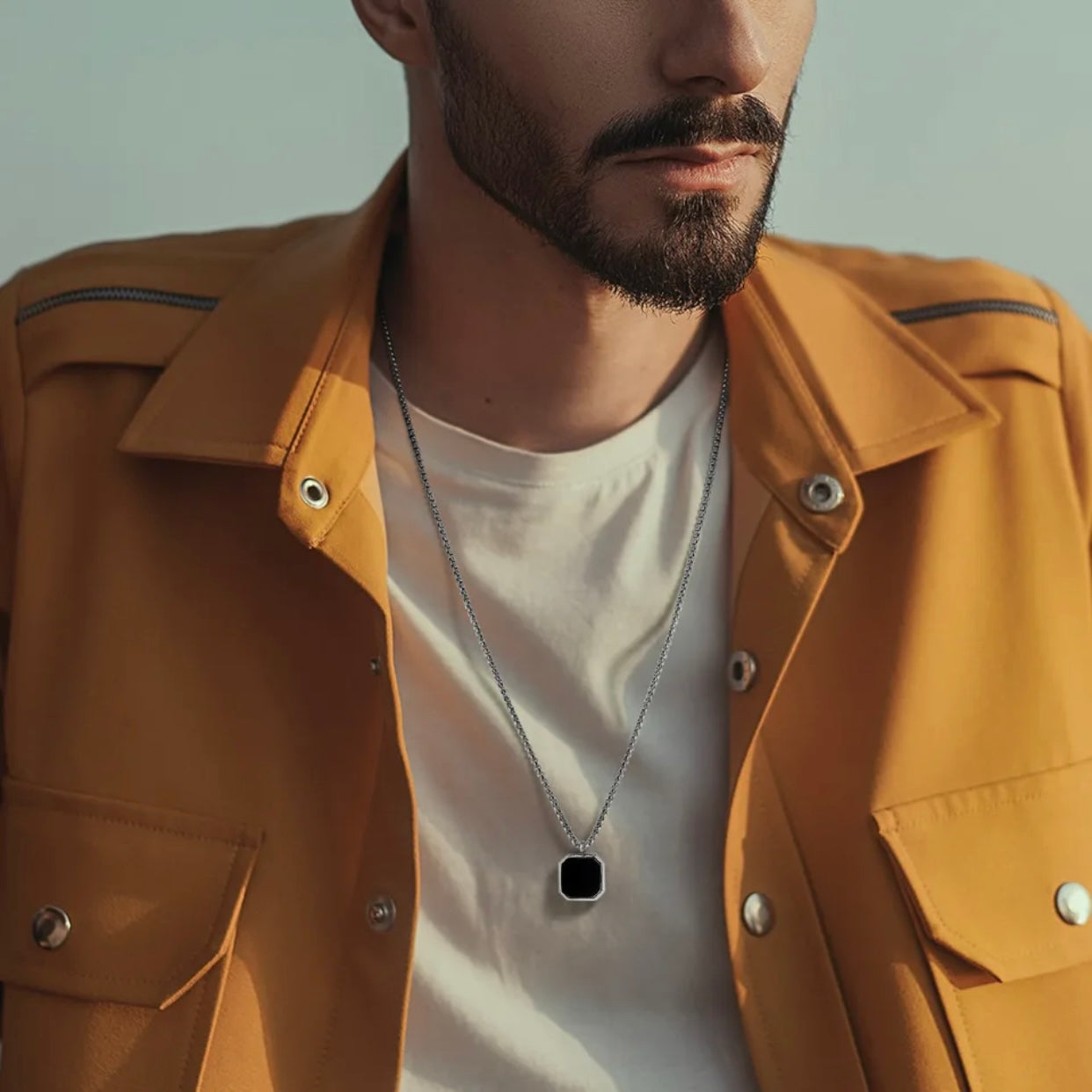 MATHEUS SQUARE MENS PENDENT