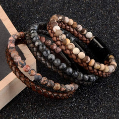 CHRISTOPHER NATURAL STONE BRACELET