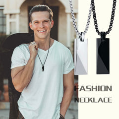 DANTE RECTANGLE PENDENT NECKLACE