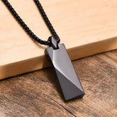 DANTE RECTANGLE PENDENT NECKLACE