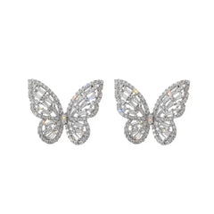 CASSANDRA BLING BUTTERFLY EARRINGS