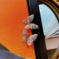 CASSANDRA BLING BUTTERFLY EARRINGS