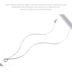 KAYA STERLING SILVER PAVE HEART NECKLACE