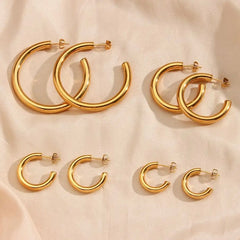 EVELINA HOOP EARRINGS