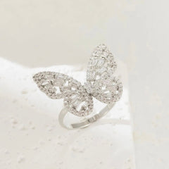ELECTRA BLING BUTTERFLY RING