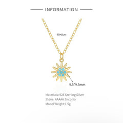 AERIE TURQUOISE SUNBURST NECKLACE