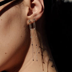 CLARA STERLING SILVER DANGLE EARRINGS