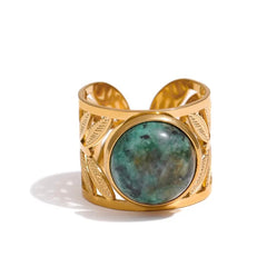 EMBER BOHO AFRICAN TURQUOISE RING