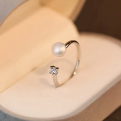 JULIETTE STERLING SILVER FRESHWATER PEARL RING