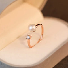 JULIETTE STERLING SILVER FRESHWATER PEARL RING