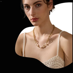 JUMENA FRESHWATER PEARL LINK BRACELET