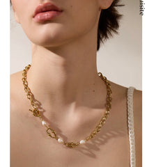 JUMENA FRESHWATER PEARL LINK BRACELET