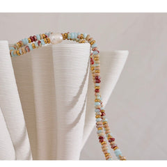 AILA NATUAL STONE NECKLACE