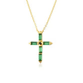ALORA DAINTY CROSS NECKLACE