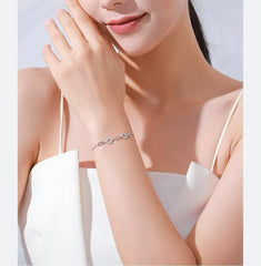 WILLOW STERLING SILVER CLOVER BRACELET