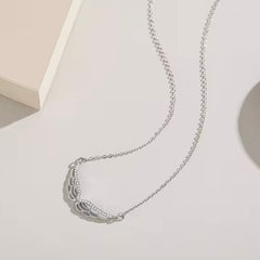 ANGELINA STERLING SILVER ANGEL WINGS NECKLACE