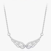 ANGELINA STERLING SILVER ANGEL WINGS NECKLACE