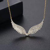 ANGELICA STERLING SILVER ANGEL WING NECKLACE