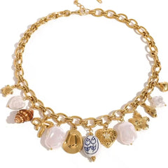 ARIEL SHELL CHARM NECKLACE