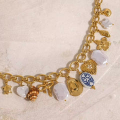 ARIEL SHELL CHARM NECKLACE