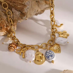 ARIEL SHELL CHARM NECKLACE