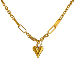 AMAEDA HEART CHARM NECKLACE
