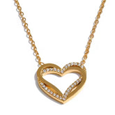 BIANCA HEART NECKLACE
