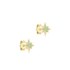 CELESTIAL STERLING SILVER STUD EARRINGS