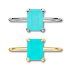 ARHIANNA STERLING SILVER PARAIBA RING