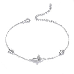 ELSIE STERLING SILVER BUTTERFLY BRACELET