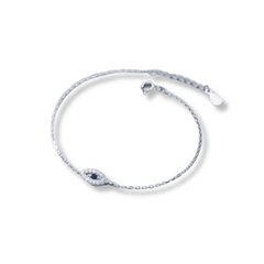 ASTRA STERLING SILVER CLASSIC EVIL EYE BRACELET