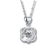 DIAMANTÉ HEART MOISSANITE PENDENT NECKLACE
