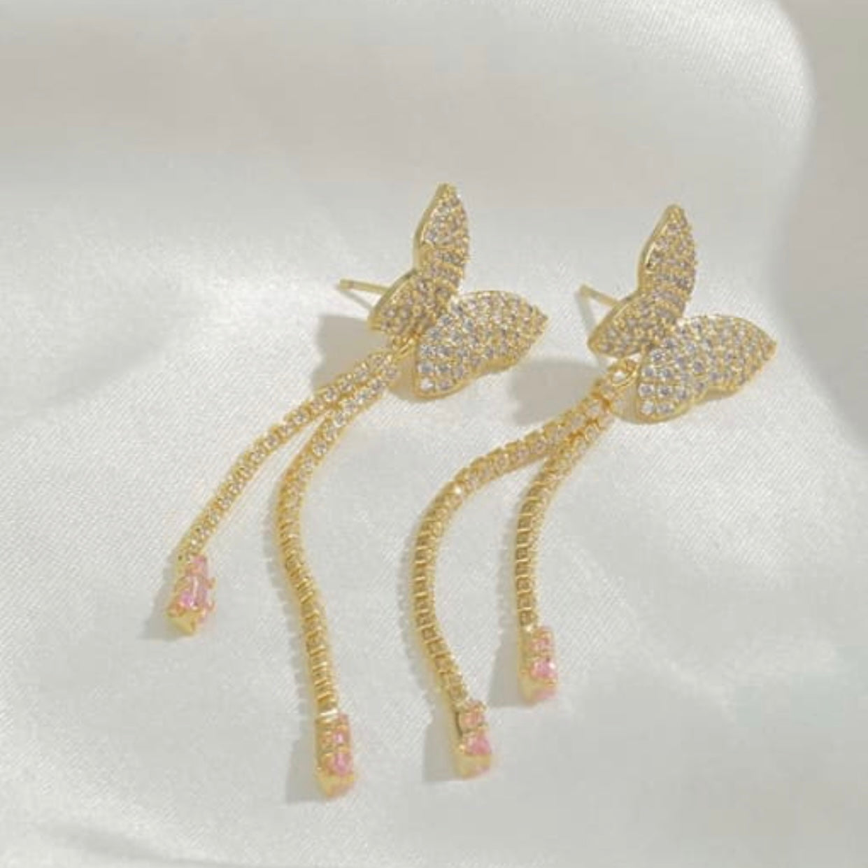 ZETA BUTTERFLY DANGLE EARRINGS