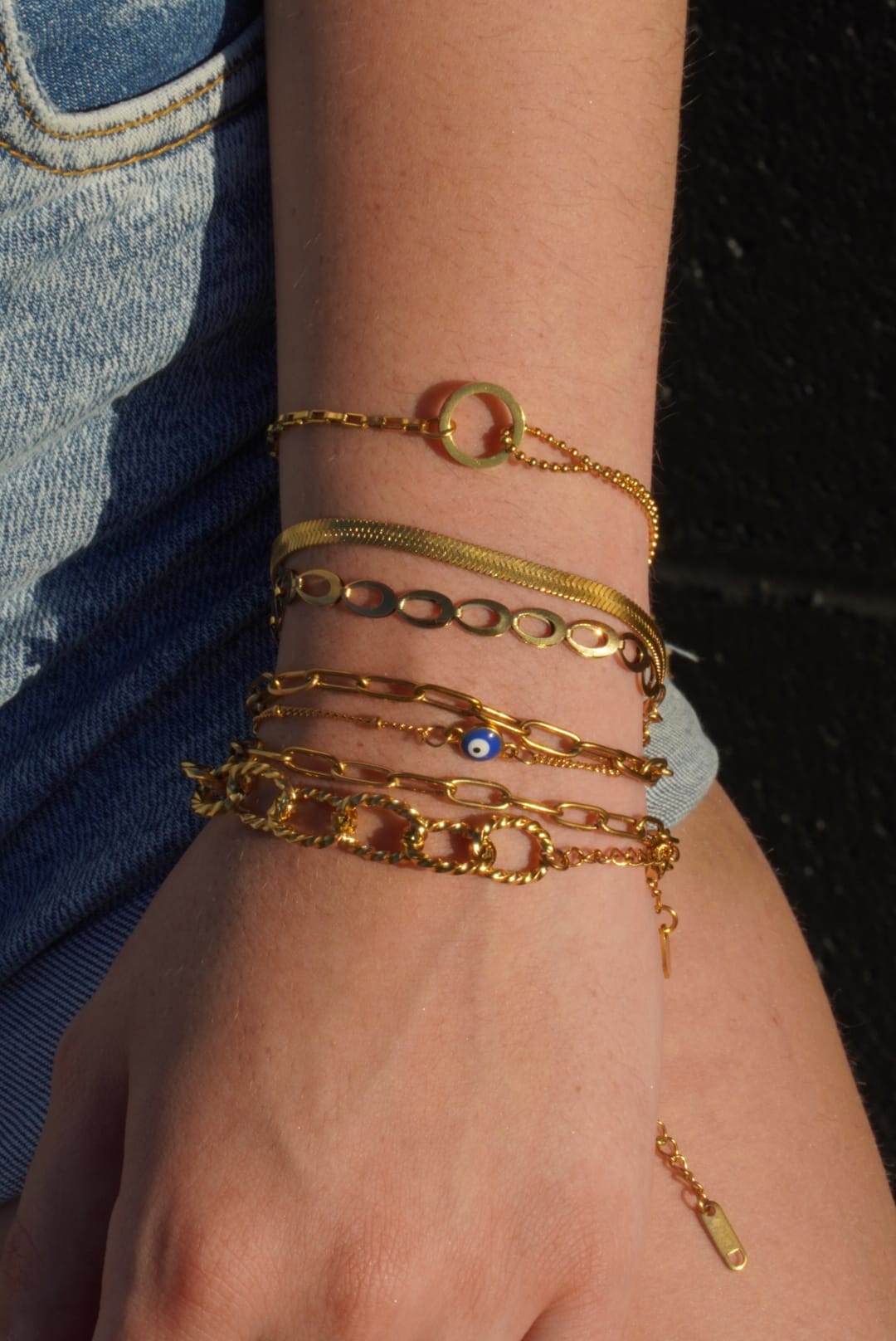 ADRINA PAPERCLIP LINK BRACELET