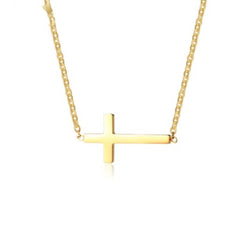 DARA SMOOTH CROSS NECKLACE