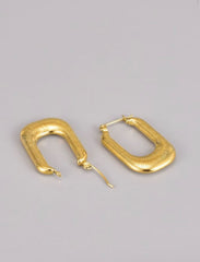 KARIN WIDE SQUARE HOOP EARRINGS