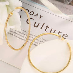 ORIANA BLING HOOP EARRINGS