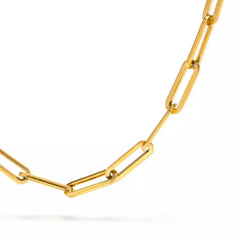 GEMMA PAPERCLIP NECKLACE