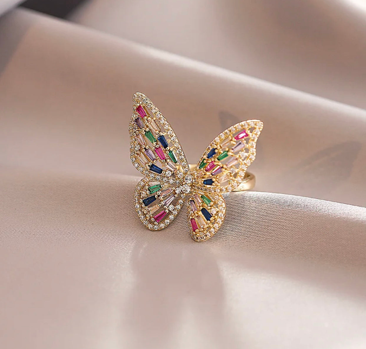 ADELE COLORFUL BLING BUTTERFLY