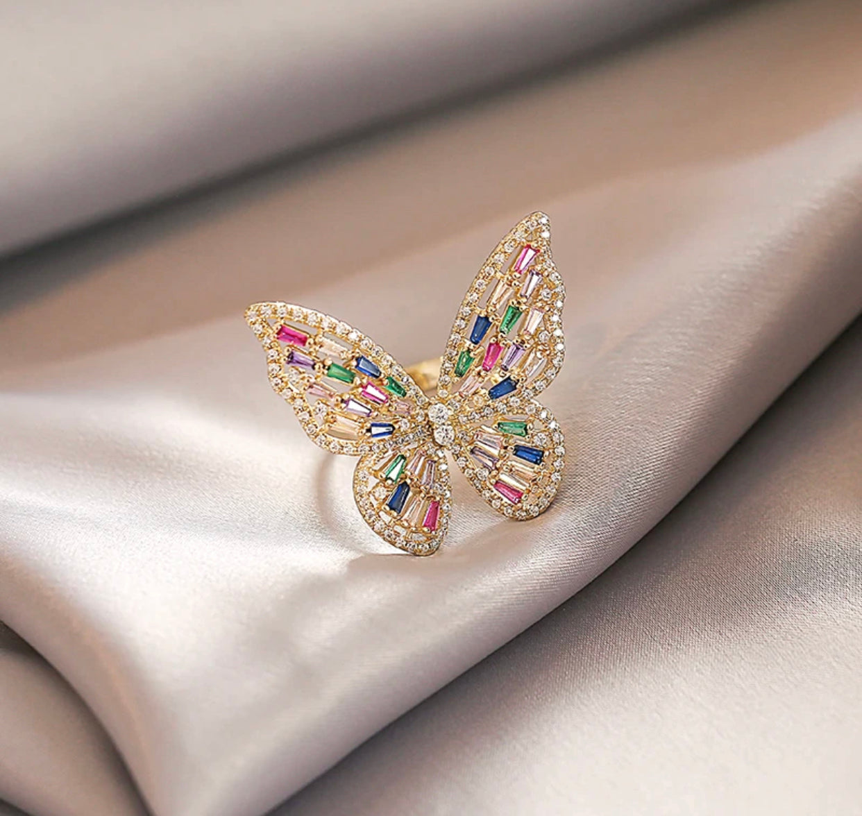 ADELE COLORFUL BLING BUTTERFLY