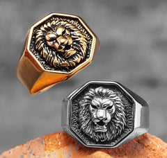 FRANCESCO LION MENS RING